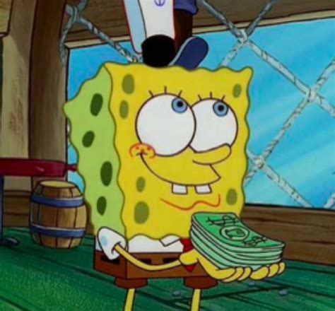 spongebob money meme